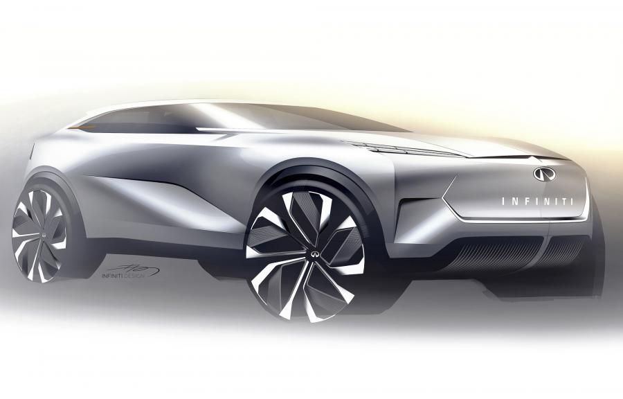 Эскиз Infiniti QX Inspiration 2019 года  (фото 140 из 159)